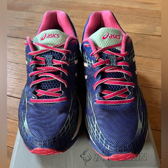 Asics Women's Gel Nimbus 17 T557N Multicolor Athletic Running Shoes Size 8 - Picture 2 of 8